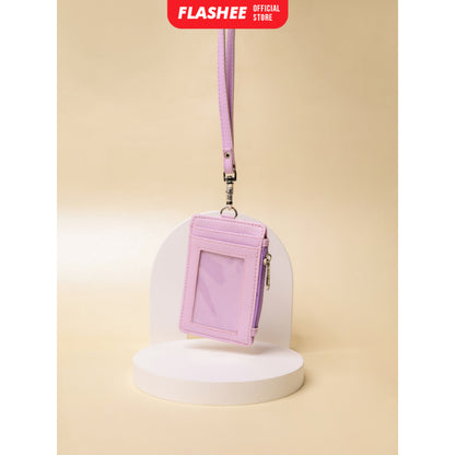 Flashee ID Card Holder Resleting Name Tag Seleting Taylor Lanyard Risleting Kulit Sintetis v2
