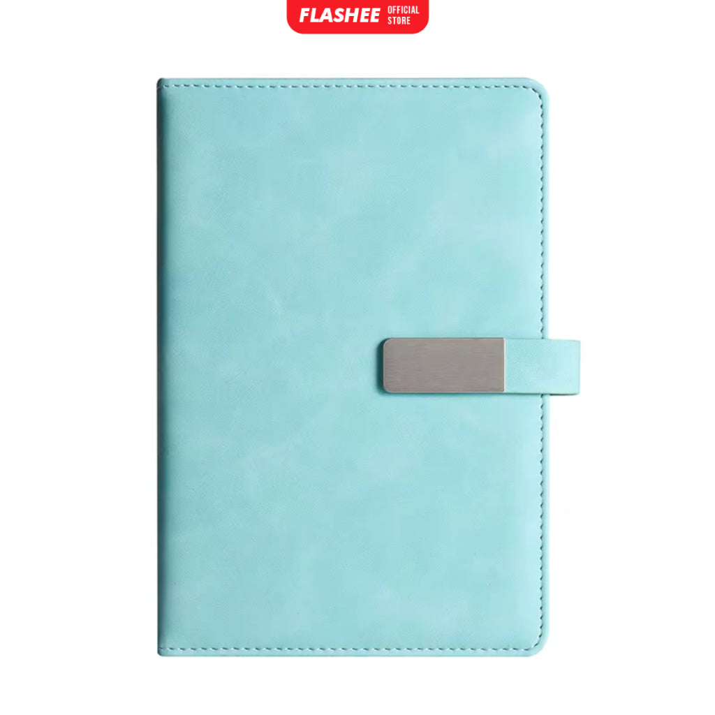 Flashee Notebook A5 Eksklusif Buku Perusahaan A5 Buku Binder Penutup Magnet 100 Lembar
