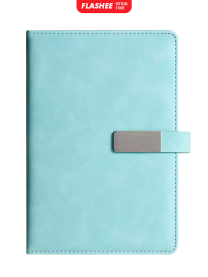 Flashee Notebook A5 Eksklusif Buku Perusahaan A5 Buku Binder Penutup Magnet 100 Lembar