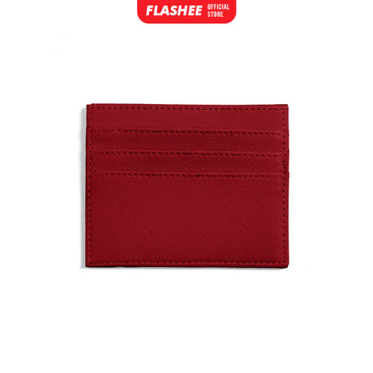 Flashee Card Holder 6 Slot Shavonne Dompet Kartu Tempat Kartu 6 Slot Card 1 Money Slot PU Leather