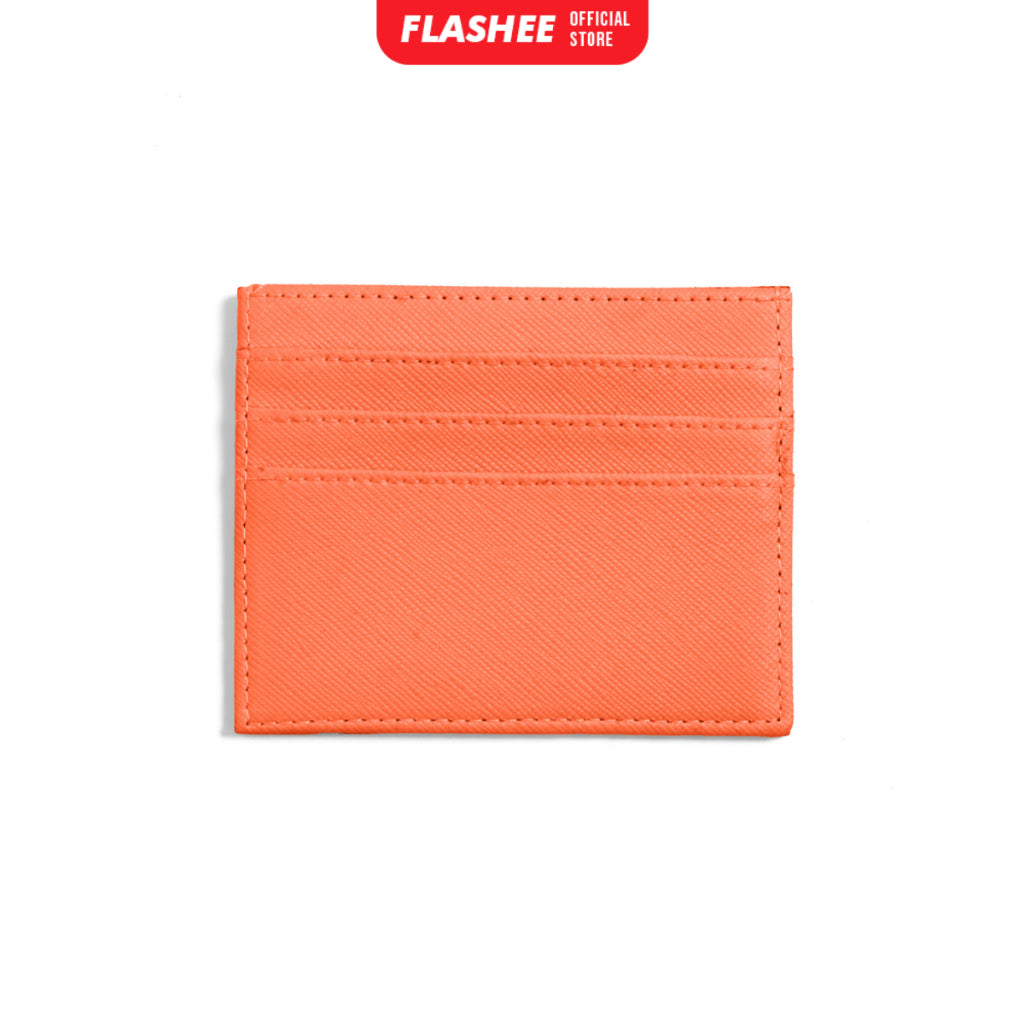 Flashee Card Holder 6 Slot Shavonne Dompet Kartu Tempat Kartu 6 Slot Card 1 Money Slot PU Leather