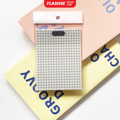 Flashee Sticky Notes Transparan Anti Air Memo Bening Permukaan Halus Sticky Notes Pembatas