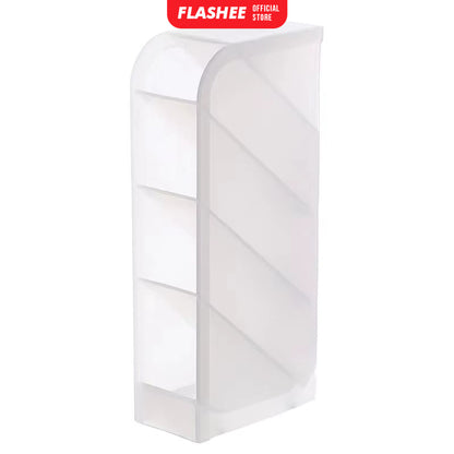 Flashee Rak Meja Mini 4 Sekat Tempat Penyimpanan Serbaguna Rak ATK Meja Kantor