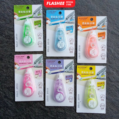 Flashee Highlighter Stabilo Tip Ex Penanda Warna Tulisan Highliter Lucu Journal Marker