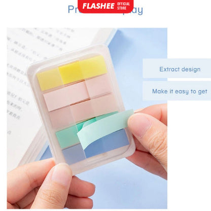 Flashee Sticky Note Penanda Buku Warna-Warni Kertas Memo Pembatas Binder