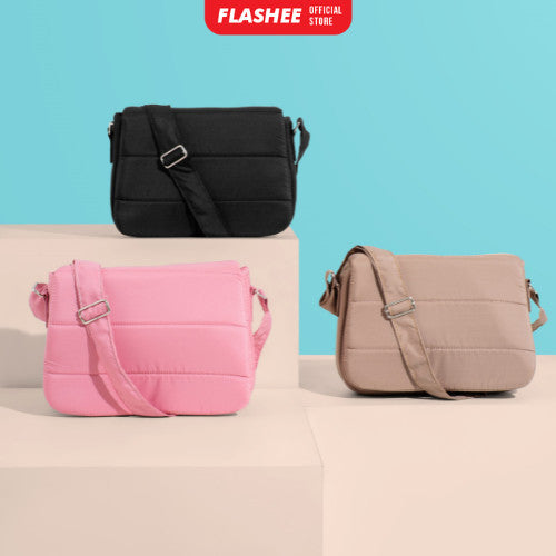 Flashee Tas Vior Wanita Tas Selempang Bag Wanita Tas Wanita Puffy Viral Tas Wanita Korea Asthetic