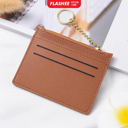 Flashee Dompet Kartu Mini Wanita Card Holder Dompet Mini Resleting