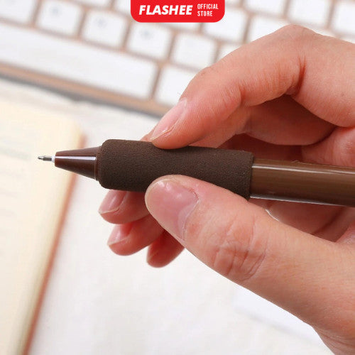 Flashee Pulpen Pastel Motif Polos Set Isi 4pcs Pulpen Gel Mekanik 0.5mm