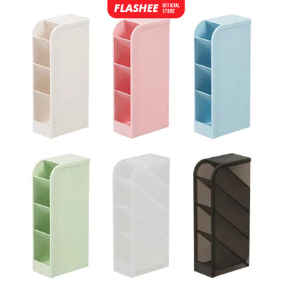 Flashee Rak Meja Mini 4 Sekat Tempat Penyimpanan Serbaguna Rak ATK Meja Kantor