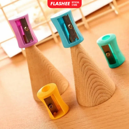Flashee Rautan Serutan Pensil Putar Sharpener Color