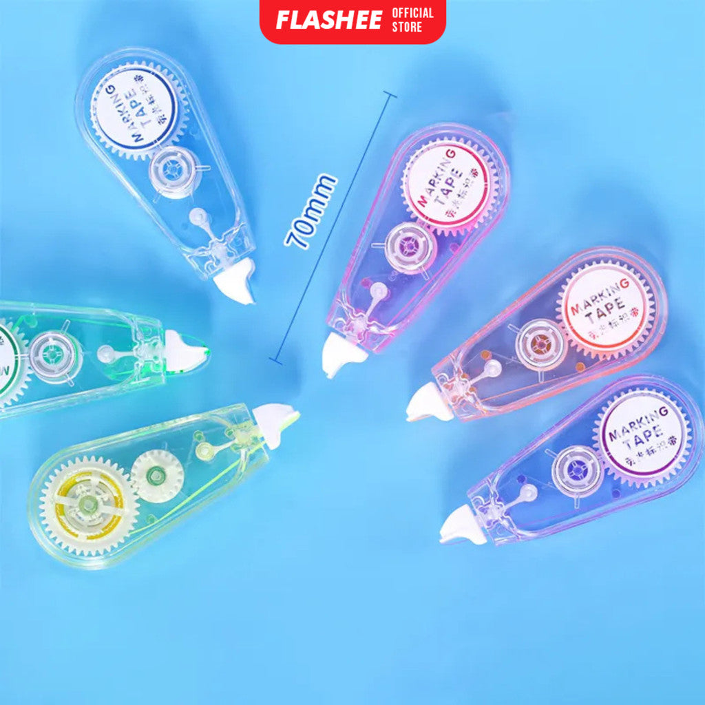 Flashee Highlighter Stabilo Tip Ex Penanda Warna Tulisan Highliter Lucu Journal Marker