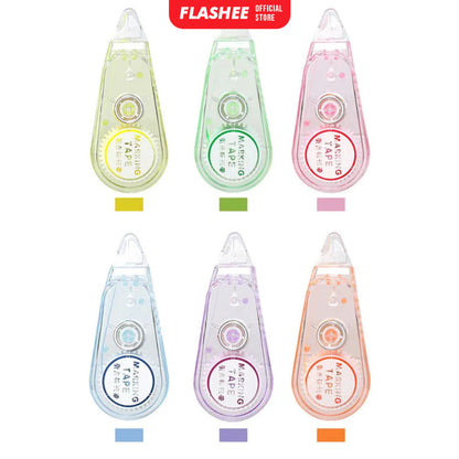 Flashee Highlighter Stabilo Tip Ex Penanda Warna Tulisan Highliter Lucu Journal Marker