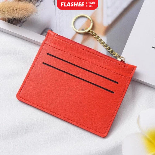 Flashee Dompet Kartu Mini Wanita Card Holder Dompet Mini Resleting