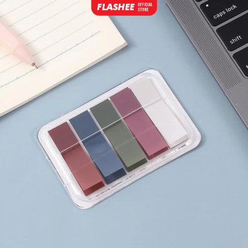 Flashee Sticky Note Penanda Buku Warna-Warni Kertas Memo Pembatas Binder