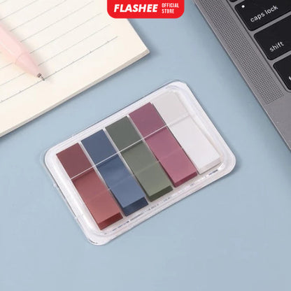 Flashee Sticky Note Penanda Buku Warna-Warni Kertas Memo Pembatas Binder
