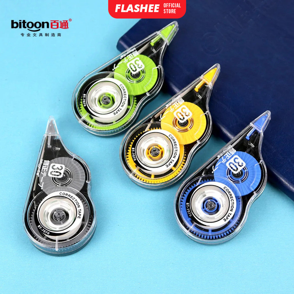 Flashee Correction Tape 12 Meter Penghapus Pena Tip-ex Kertas Trondol