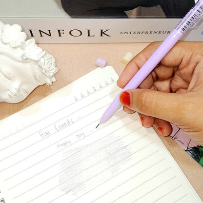 Flashee Pensil Cetek Mekanik 0,7 MM Pastel Makaron Mechanical Pencil Graphite Lead Automatic