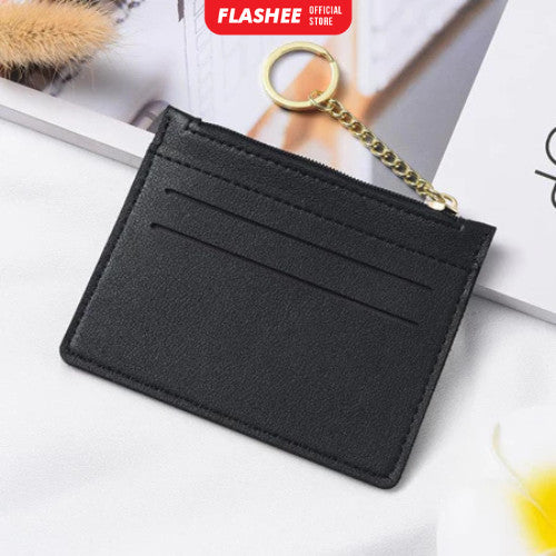 Flashee Dompet Kartu Mini Wanita Card Holder Dompet Mini Resleting