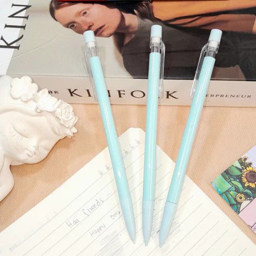 Flashee Pensil Cetek Mekanik 0,7 MM Pastel Makaron Mechanical Pencil Graphite Lead Automatic