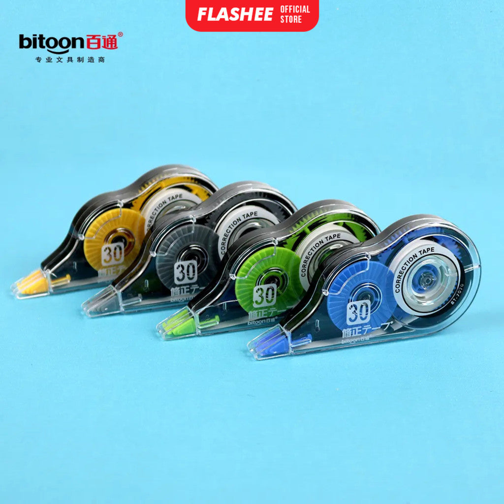 Flashee Correction Tape 12 Meter Penghapus Pena Tip-ex Kertas Trondol