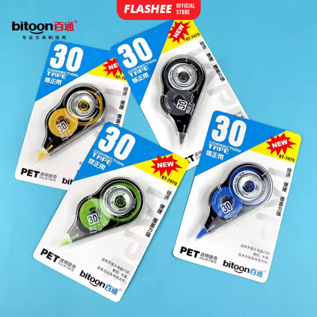 Flashee Correction Tape 12 Meter Penghapus Pena Tip-ex Kertas Trondol