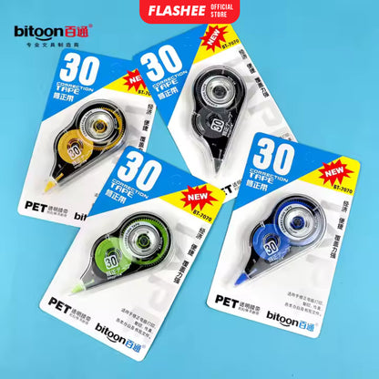 Flashee Correction Tape 12 Meter Penghapus Pena Tip-ex Kertas Trondol