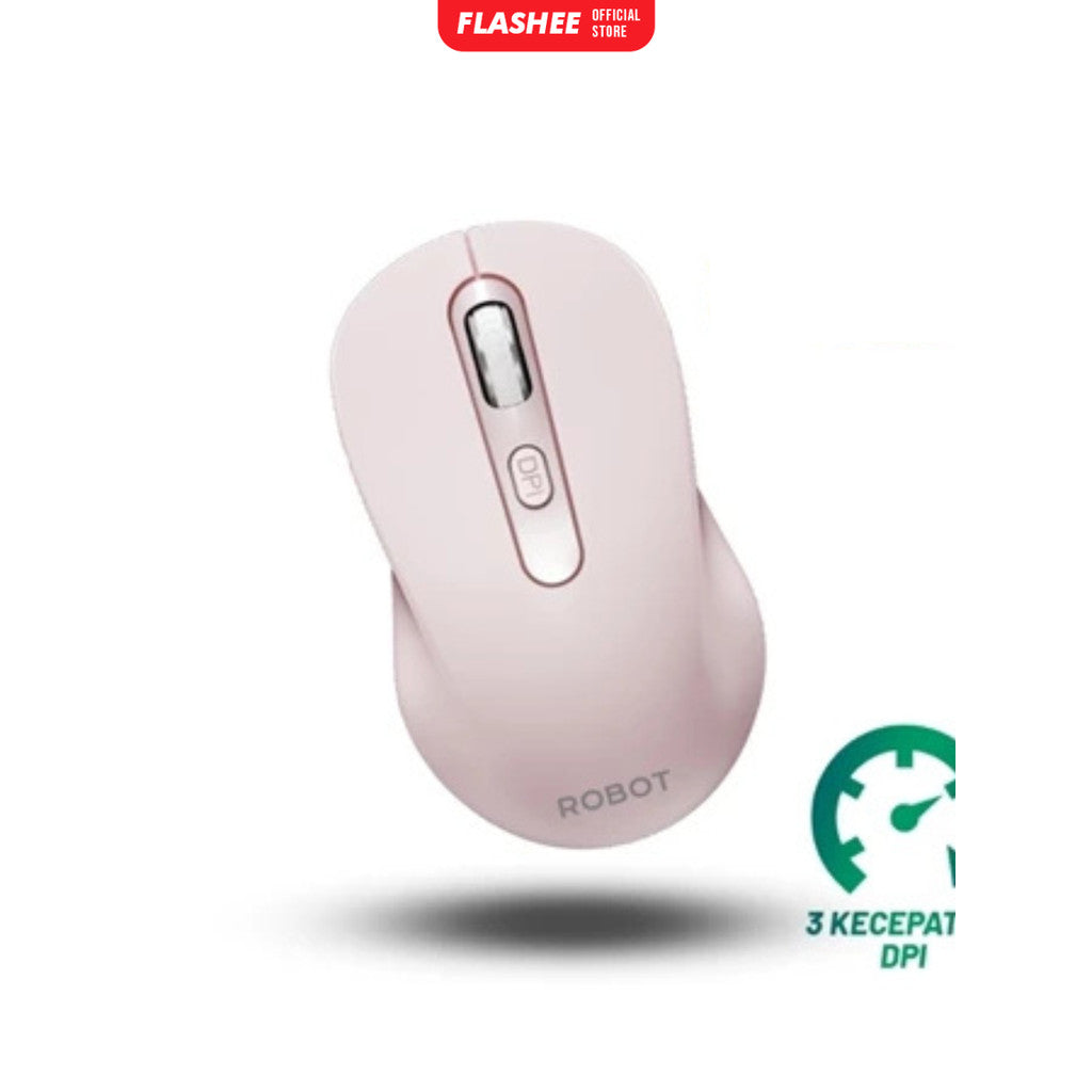 Flashee Mouse Laptop Wireless Robot M206 Mouse Laptop Tanpa Kabel