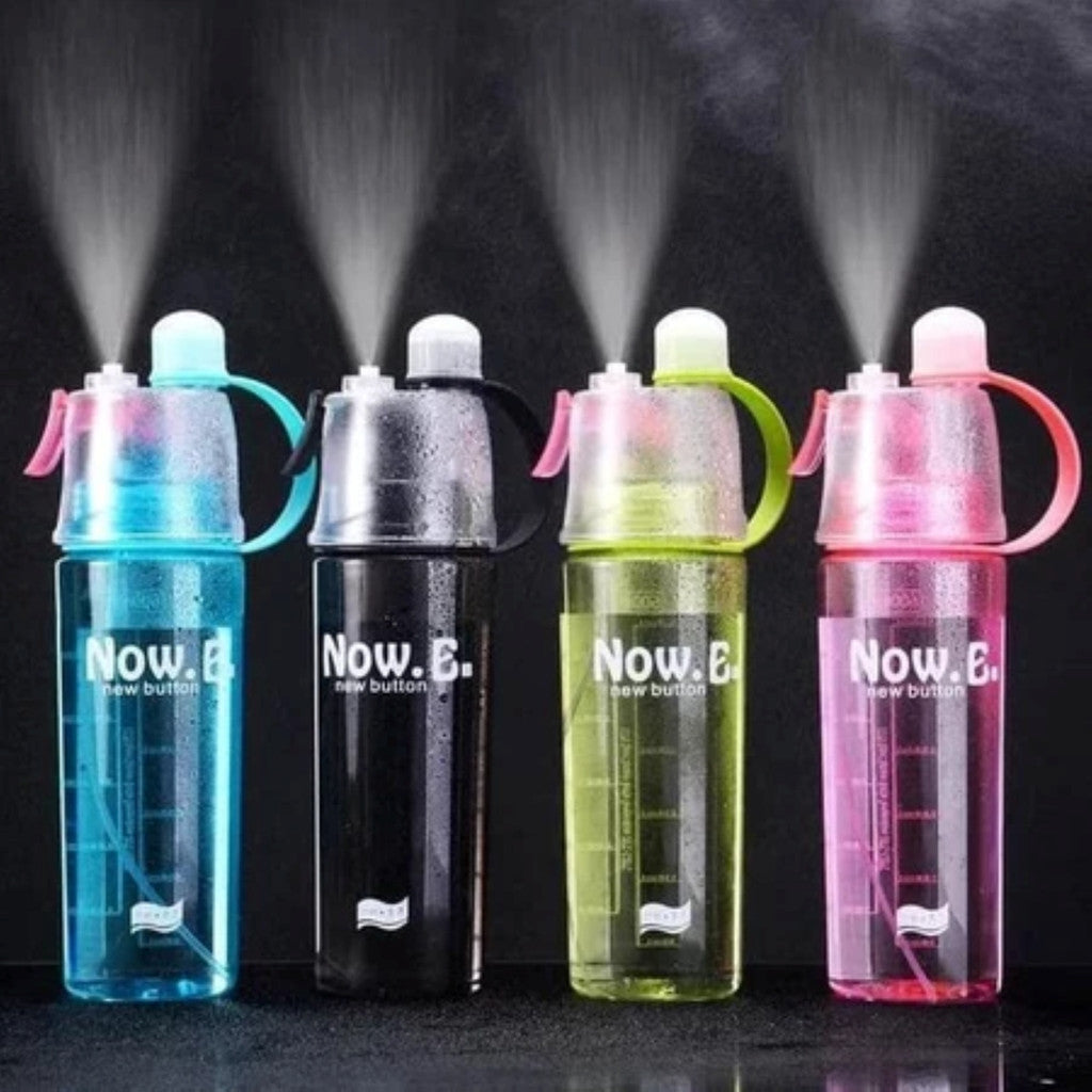 Flashee  Botol Minum New B Sport Spray Water Bottle 600 ML Botol Minum Semprot Botol Minum Aesthetic