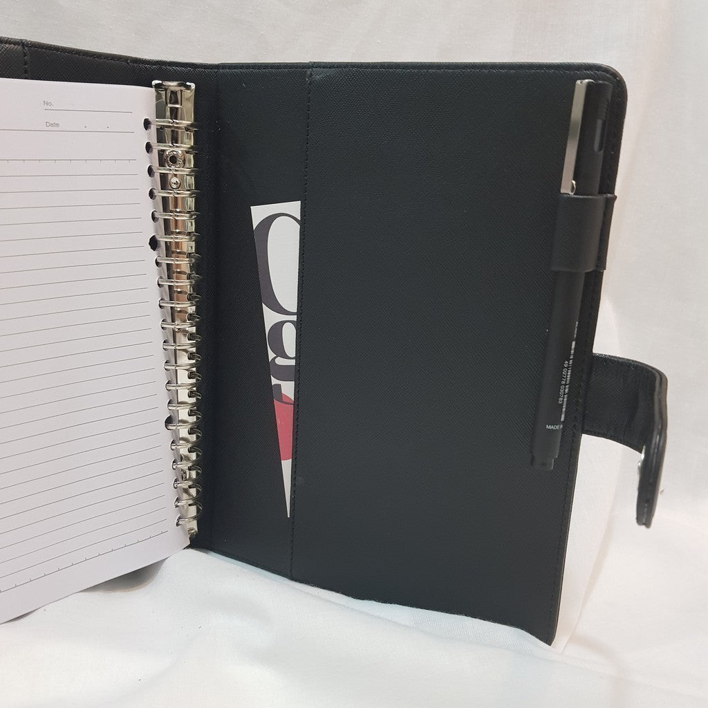 Flashee Binder Polos A5 20 Ring Hitam Agenda A5 Polos 20 Ring Binder A5 Polos Eksklusif