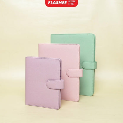 Flashee Binder Polos A5 20 Ring Hitam Agenda A5 Polos 20 Ring Binder A5 Polos Eksklusif