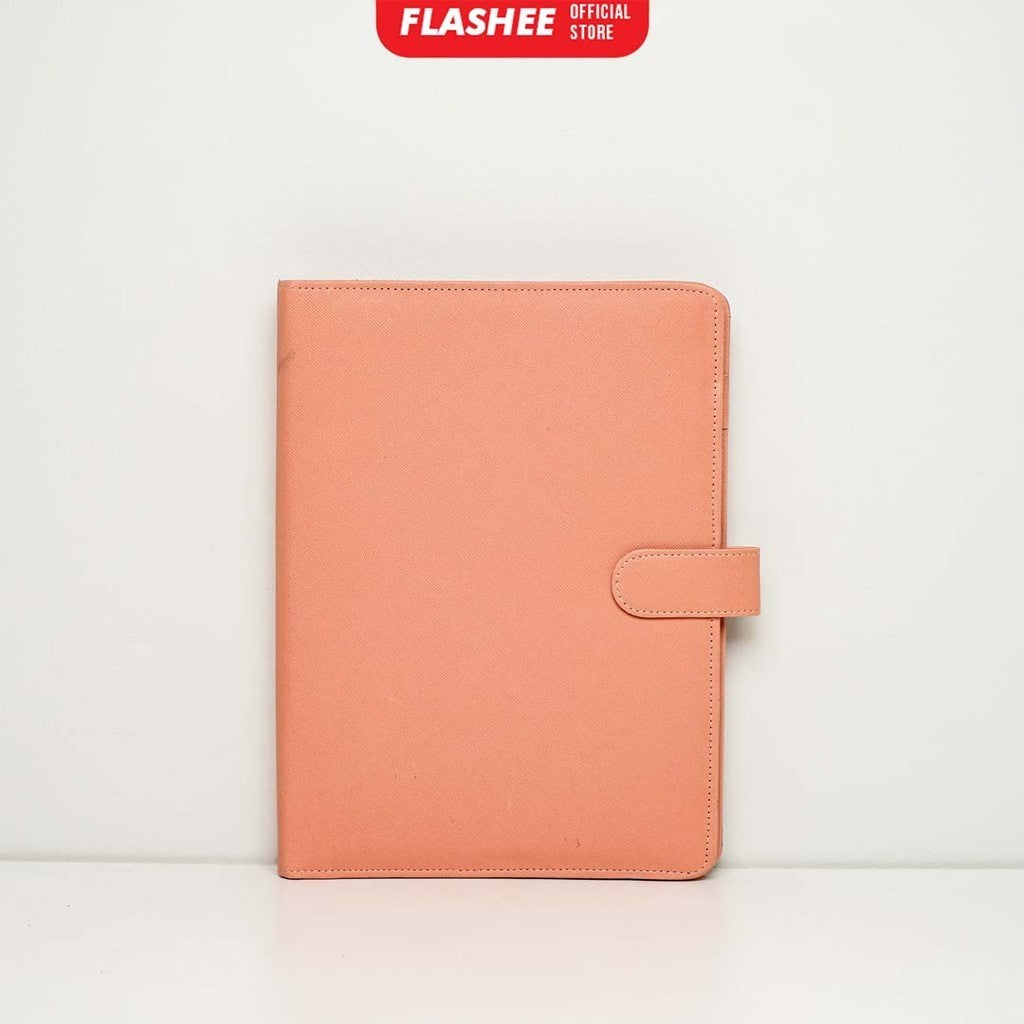 Flashee Binder Polos A5 20 Ring Hitam Agenda A5 Polos 20 Ring Binder A5 Polos Eksklusif