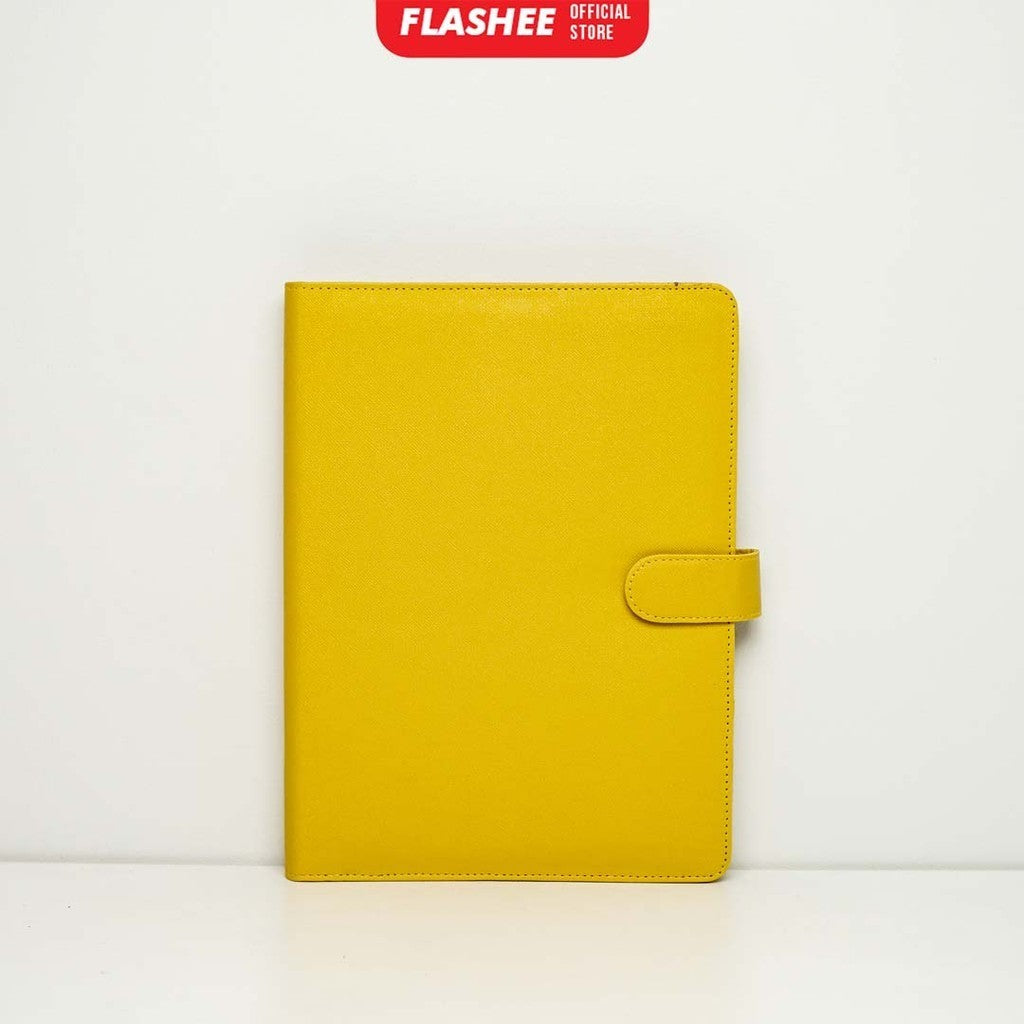 Flashee Binder Polos A5 20 Ring Hitam Agenda A5 Polos 20 Ring Binder A5 Polos Eksklusif