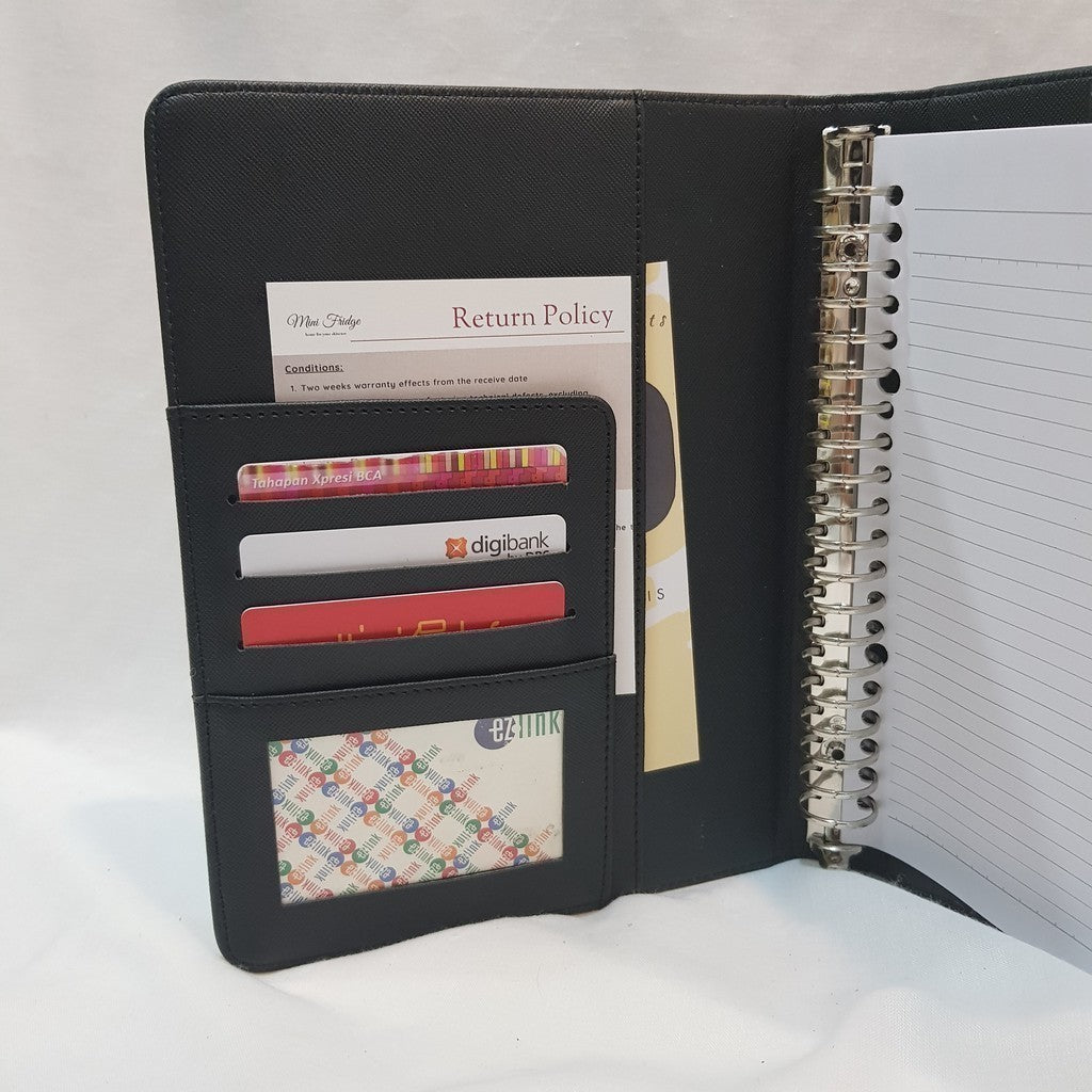 Flashee Binder Polos A5 20 Ring Hitam Agenda A5 Polos 20 Ring Binder A5 Polos Eksklusif