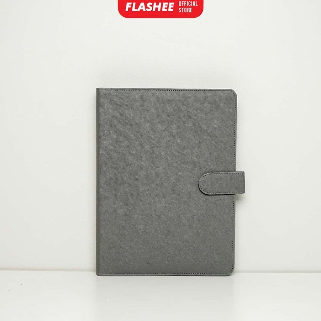 Flashee Binder Polos A5 20 Ring Hitam Agenda A5 Polos 20 Ring Binder A5 Polos Eksklusif