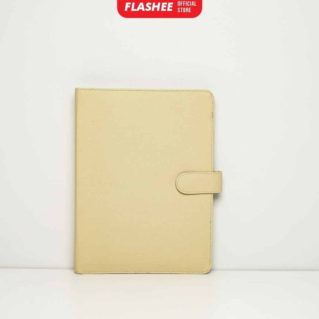 Flashee Binder Polos A5 20 Ring Hitam Agenda A5 Polos 20 Ring Binder A5 Polos Eksklusif