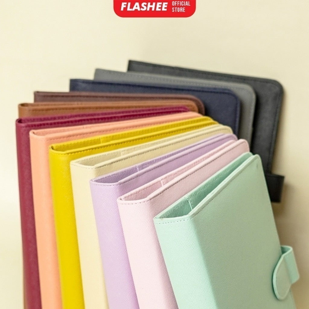 Flashee Binder Polos A5 20 Ring Hitam Agenda A5 Polos 20 Ring Binder A5 Polos Eksklusif