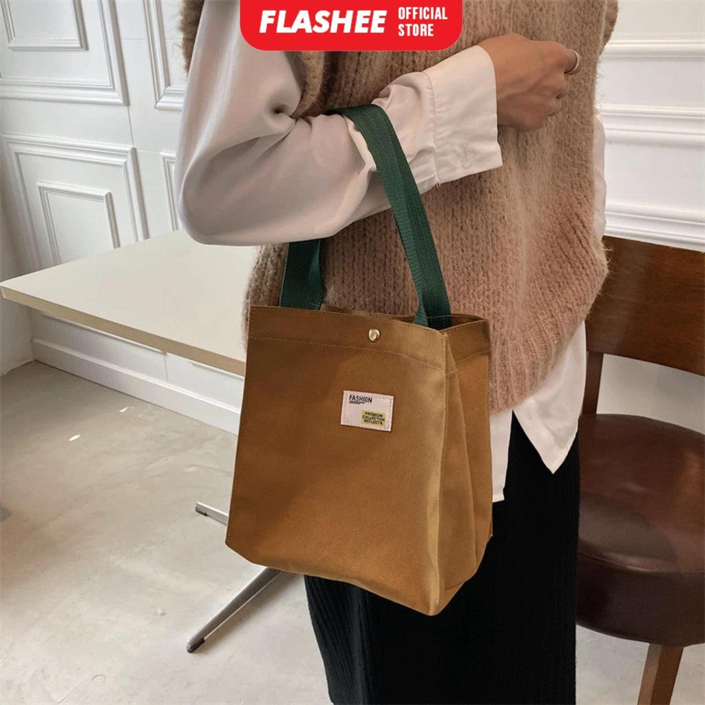 Flashee Totebag Shoulderbag Kotak Tas Wanita Jinjing Tas Bahu Kotak Mini