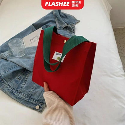 Flashee Totebag Shoulderbag Kotak Tas Wanita Jinjing Tas Bahu Kotak Mini