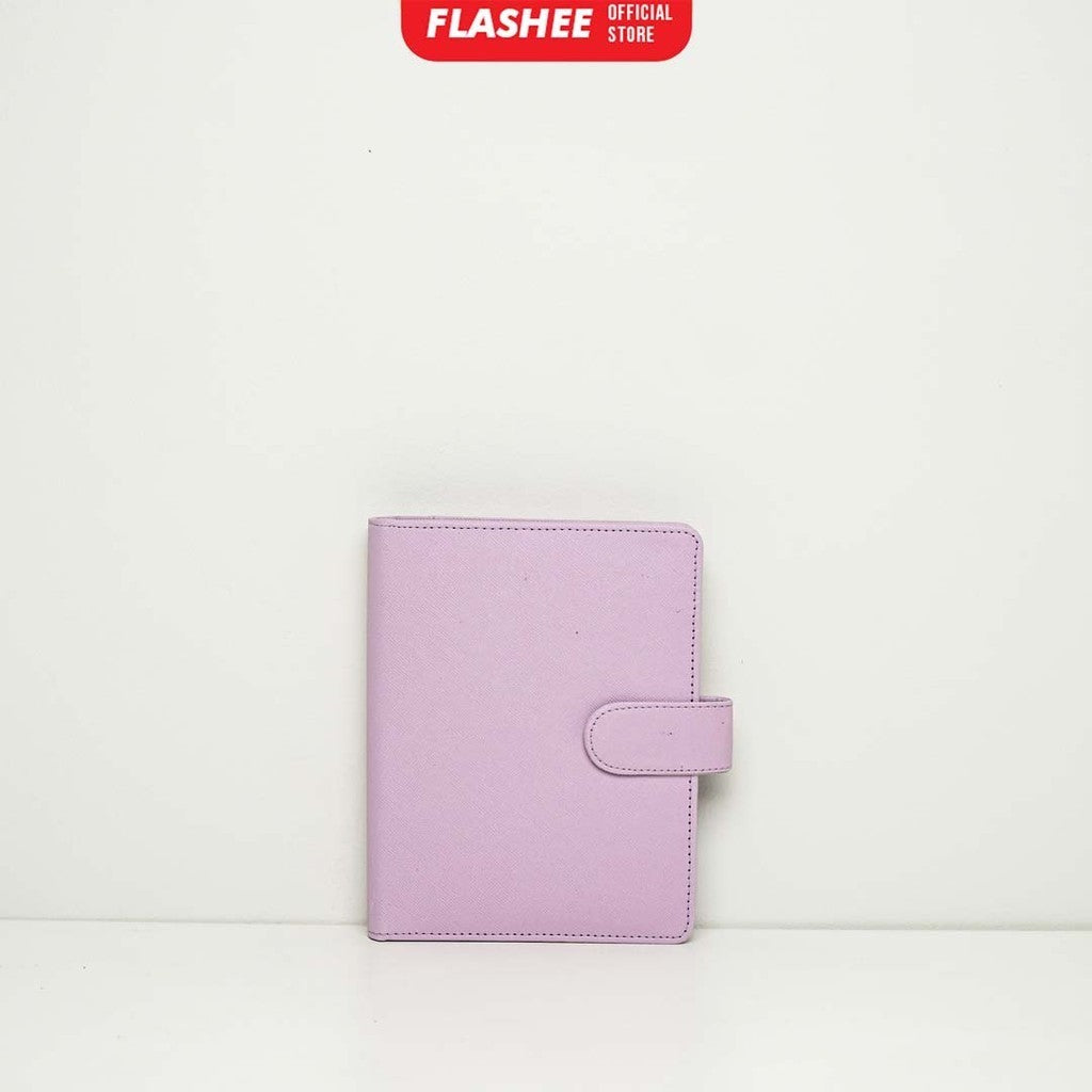 Flashee Binder Polos Keuangan A6 Ring 6 Notebook Binder A6 Lubang 6 Ring  Buku Catatan