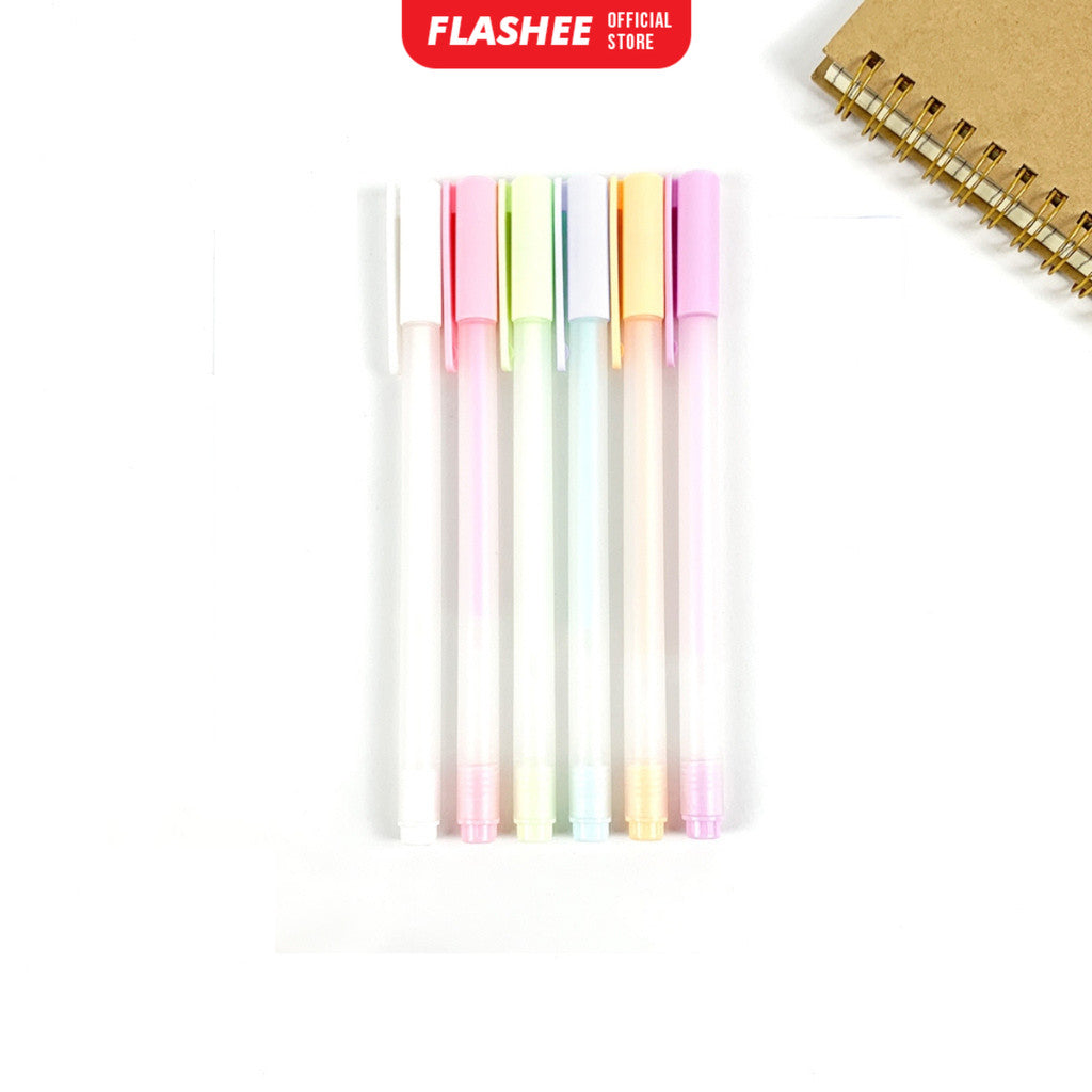 Flashee Pulpen Lem Cair Glue Pen Colour Lem Kertas Cepat Kering Lem Cair Anti Bocor Bentuk Pulpen
