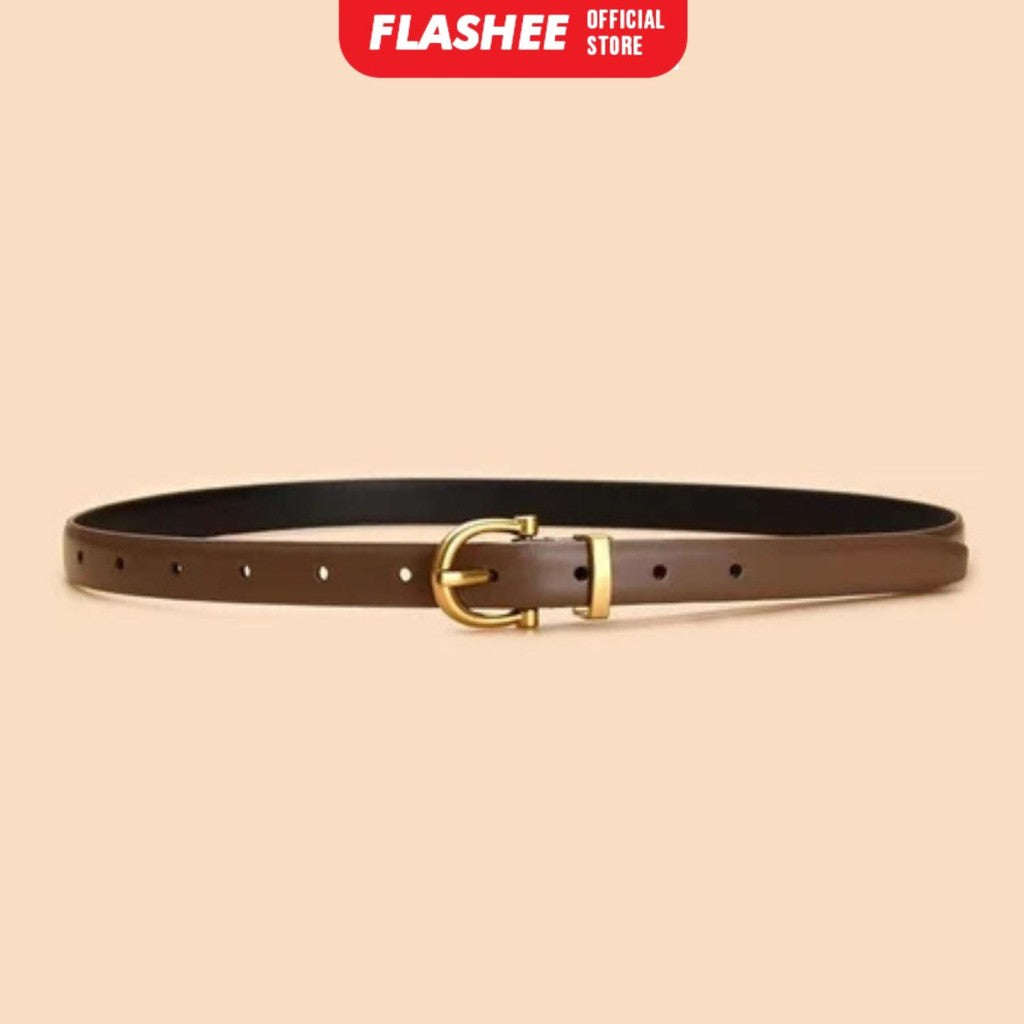 Flashee Ikat Pinggang Wanita Casual Bahan Pu Belt