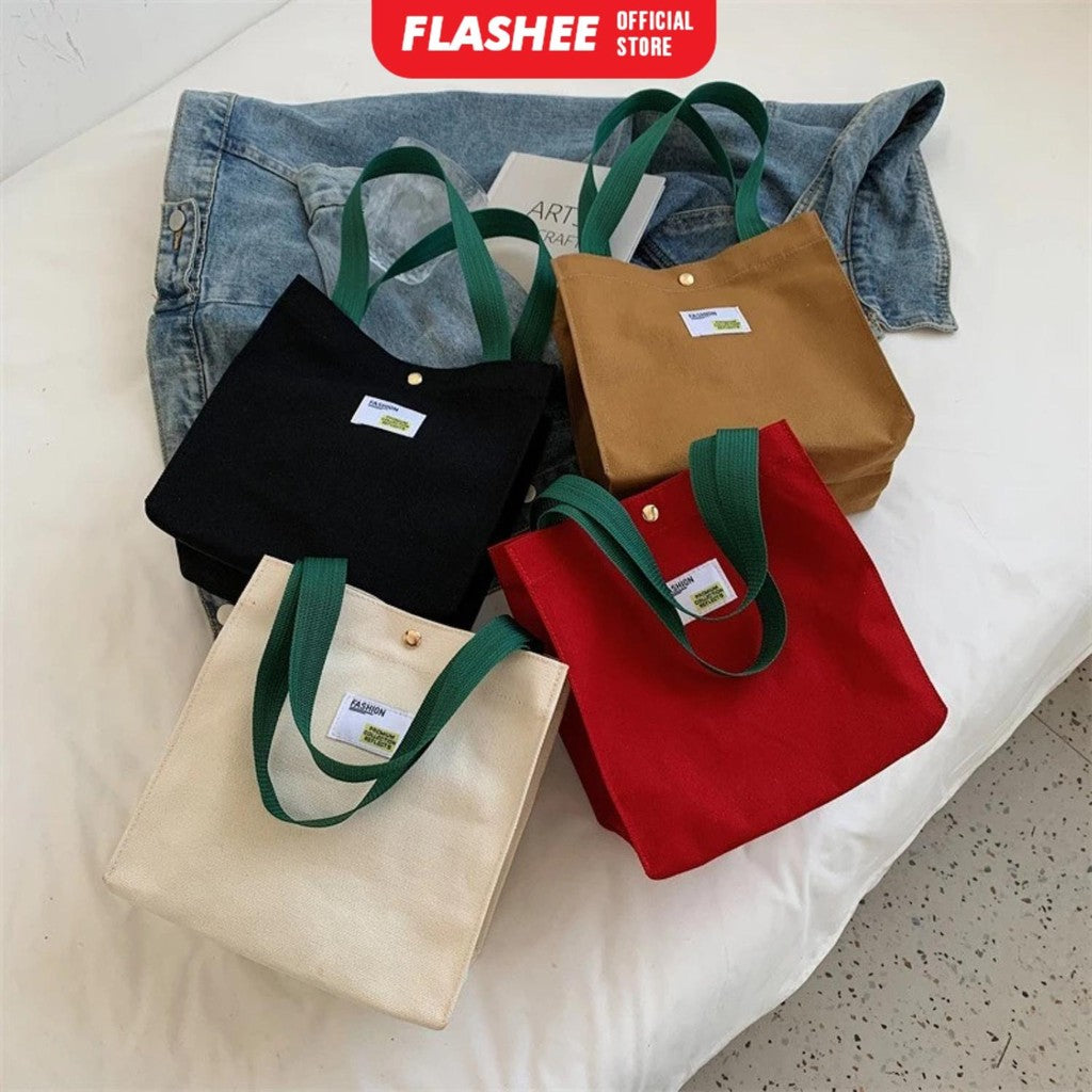Flashee Totebag Shoulderbag Kotak Tas Wanita Jinjing Tas Bahu Kotak Mini