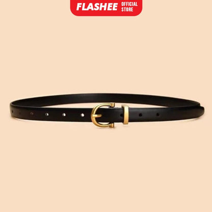 Flashee Ikat Pinggang Wanita Casual Bahan Pu Belt