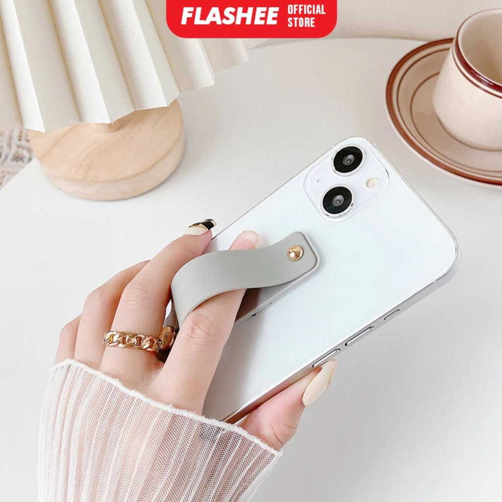 Flashee Silicone Phone Holder Stand Universal Strap Bracket For Iphone Android AH032