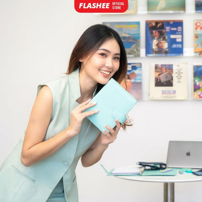 Flashee Binder Polos Keuangan A6 Ring 6 Notebook Binder A6 Lubang 6 Ring  Buku Catatan