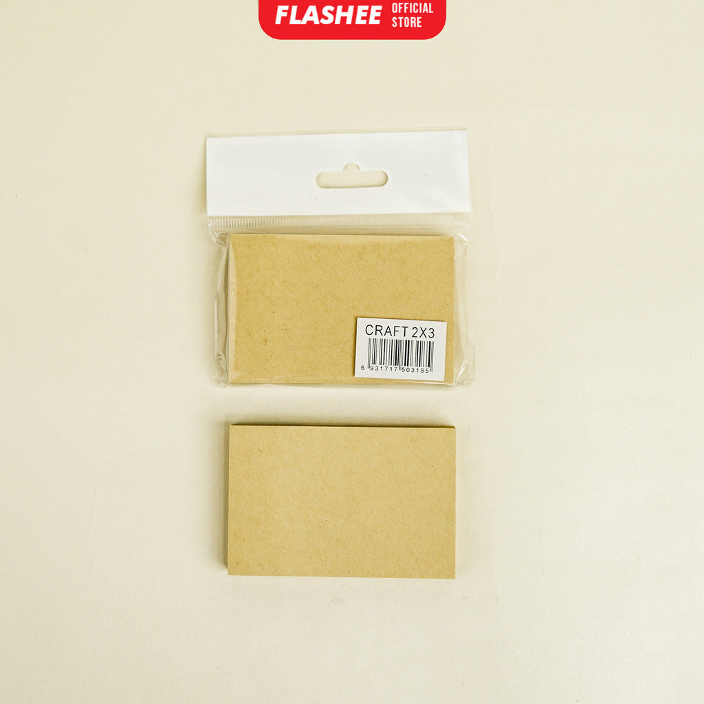 Flashee Sticky Note Polos Memo Stick 100 Sheets Kertas Sticky Notes Tempel Buku Tulis Organizer
