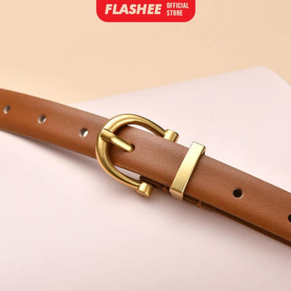 Flashee Ikat Pinggang Wanita Casual Bahan Pu Belt