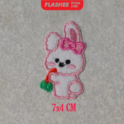 Flashee Patch Bordir Poodle Dogs Animals  Patch Bordir Iron On Patch Bordir Karakter Lucu