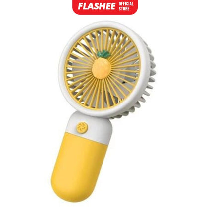 Flashee Kipas Angin Genggam Mini Portable Bentuk Buah Kipas Angin Mini Portable Dengan Stand Holder