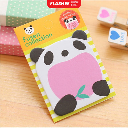 Flashee Sticky Notes Animal Lucu Memo Penanda Buku Stationery Sticky Note Hewan